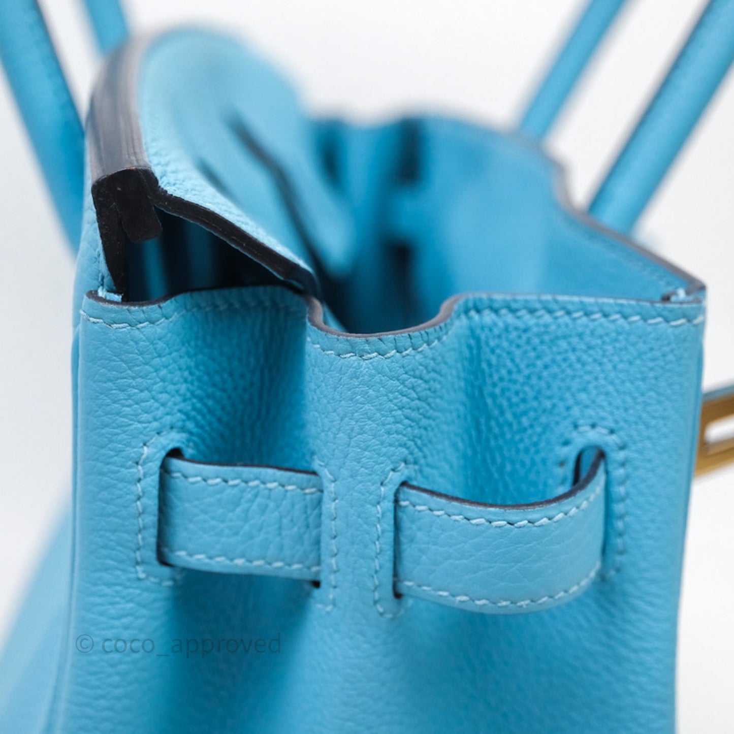 Hermès Birkin 30 Bleu De Nord P3 Togo Gold Hardware