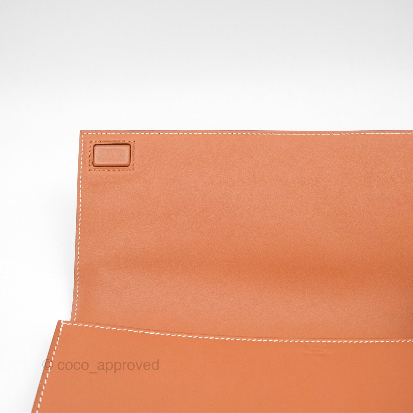 Hermès Birkin Shadow Clutch Bag Gold 37 Swift