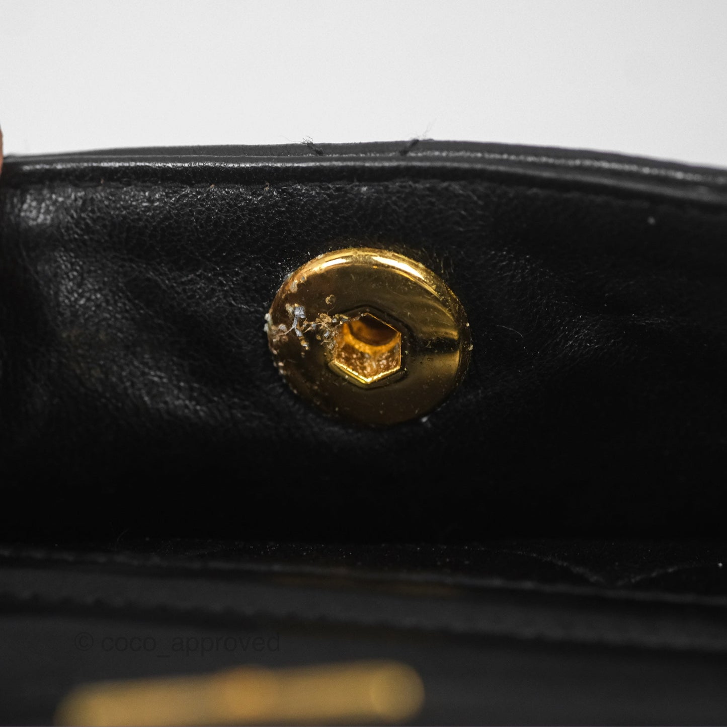 Chanel Vintage CC Duma Backpack Black Lambskin 24K Gold Hardware