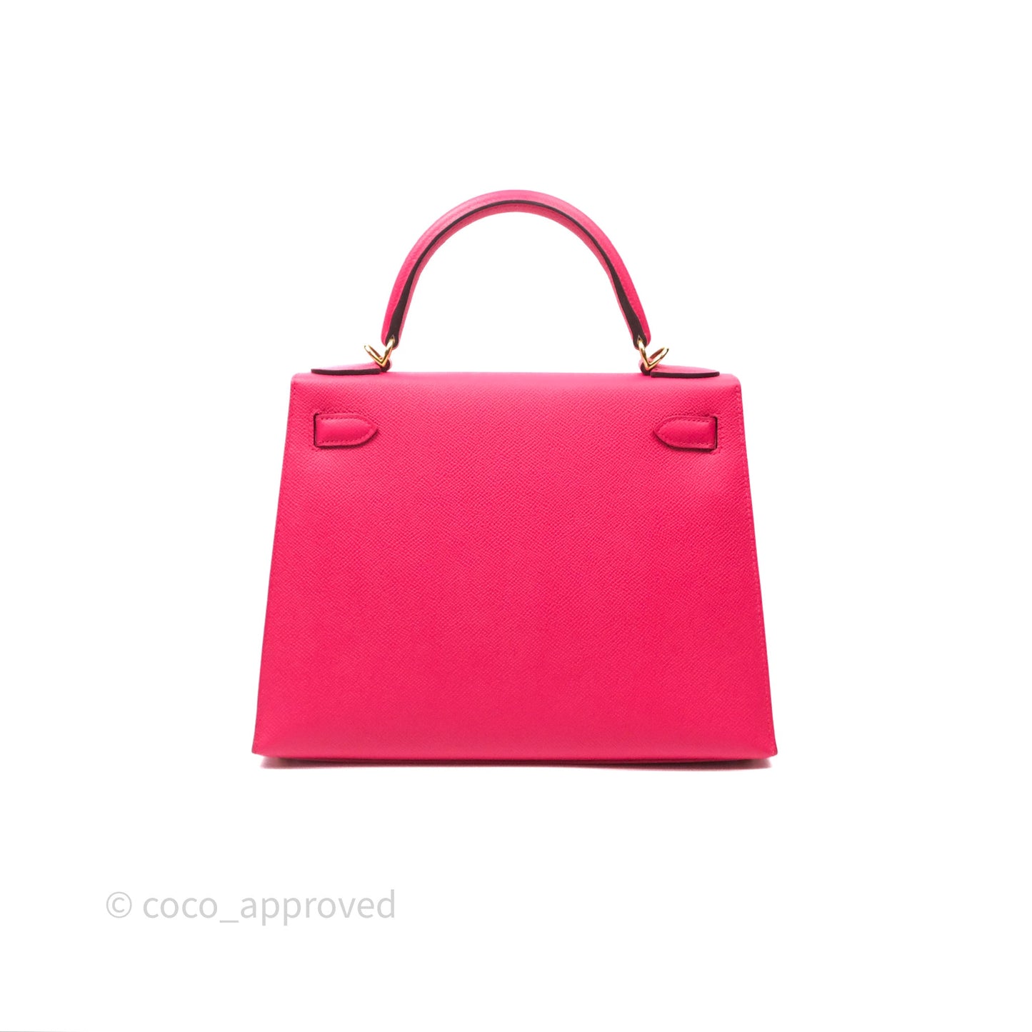 Hermès Kelly 28 Sellier Rose Extreme I6 Epsom Gold Hardware