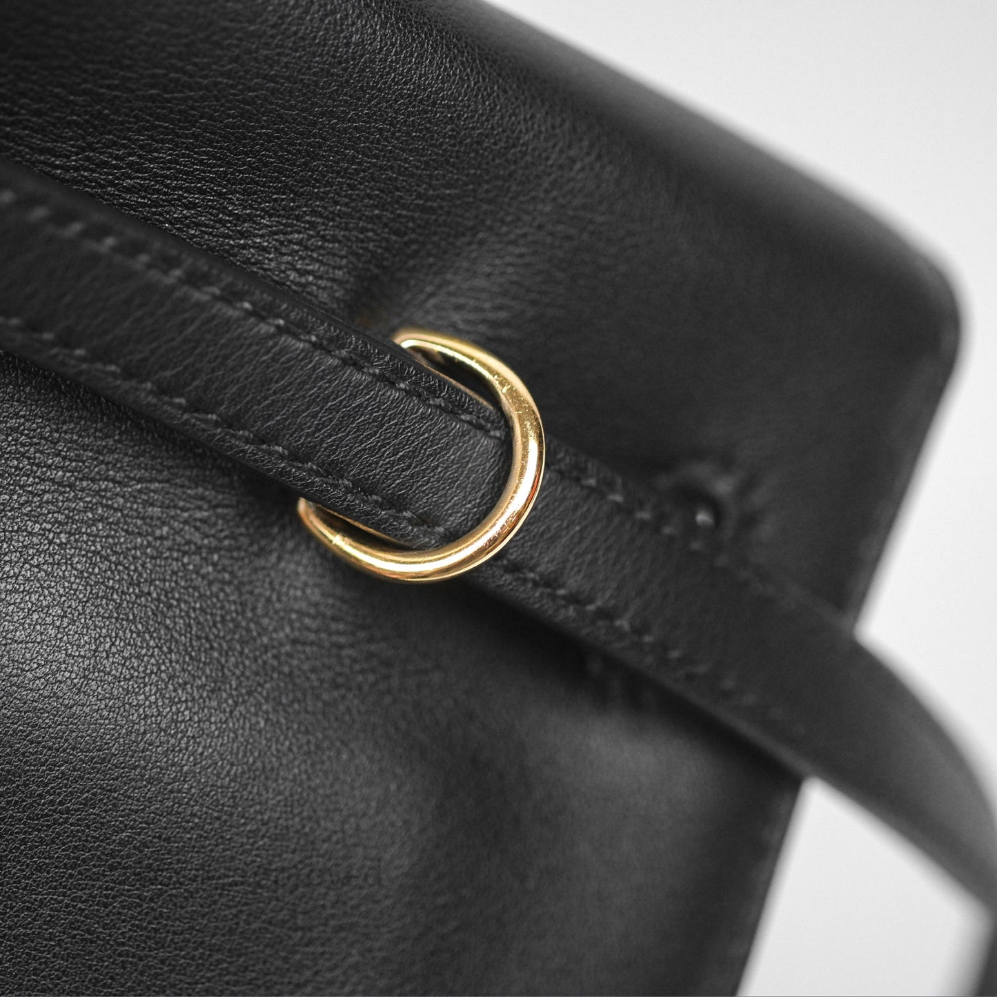 Hermès Kelly Danse II Bag Black Noir 89 Swift Gold Hardware