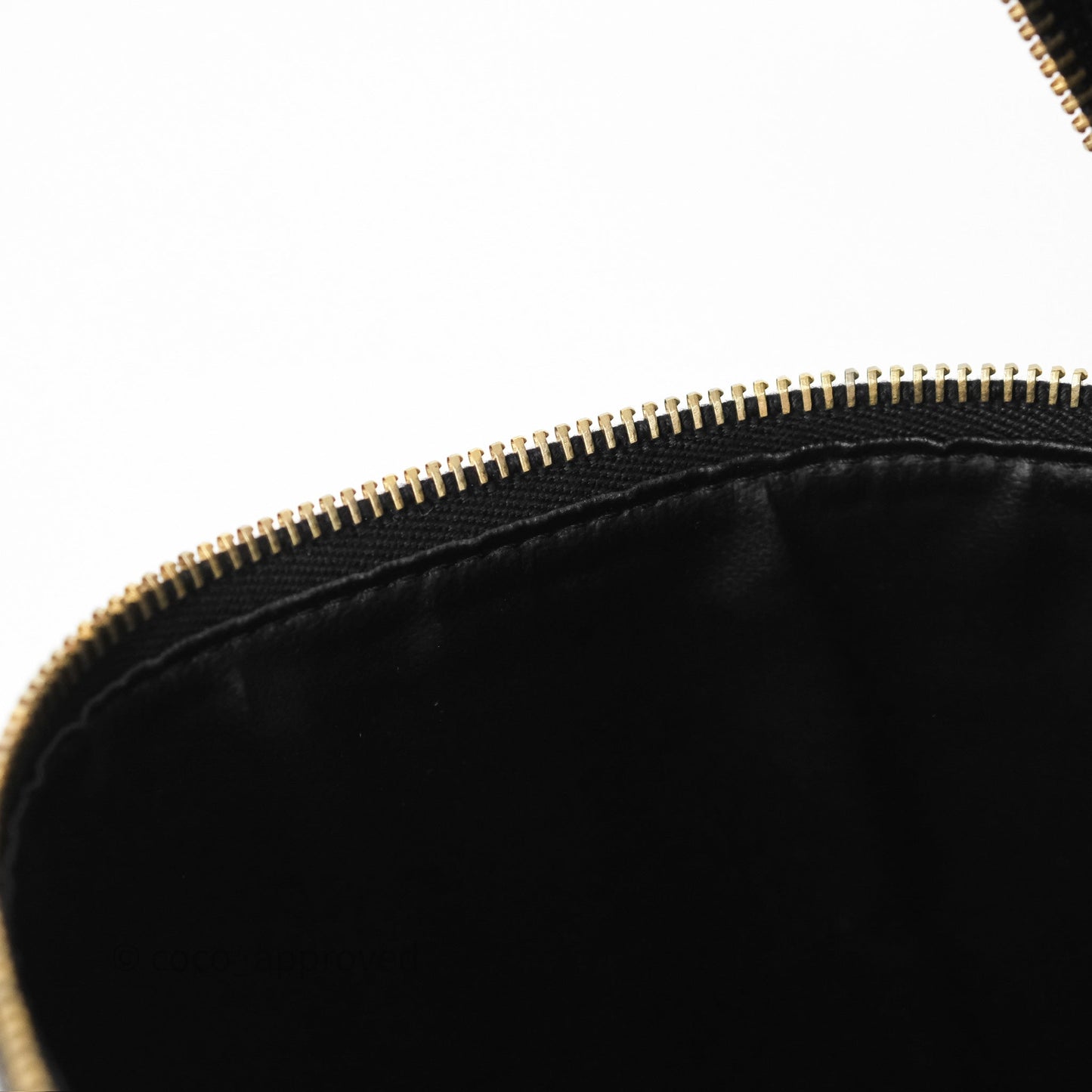 Chanel Vintage Vanity Case Black Caviar Gold Hardware