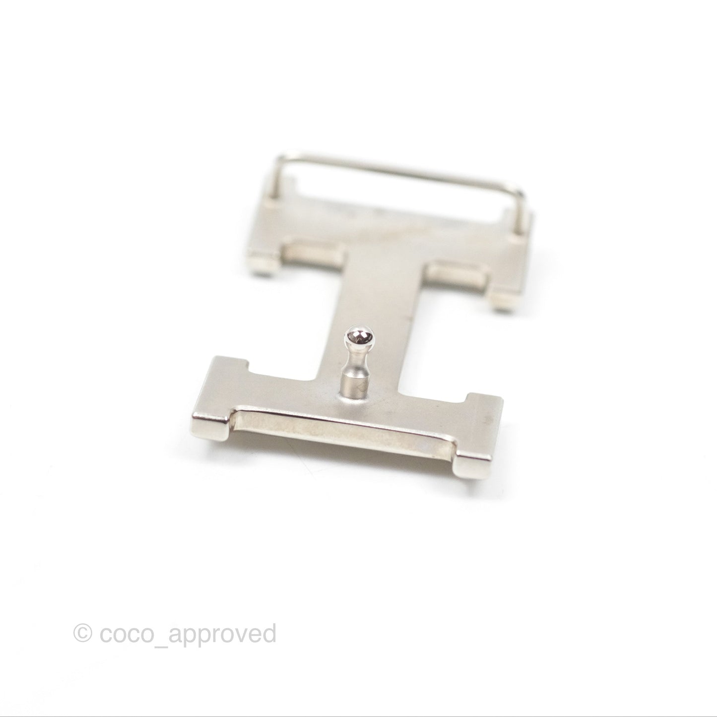 Hermès H Belt Buckle & Reversible Strap Black Palladium Hardware