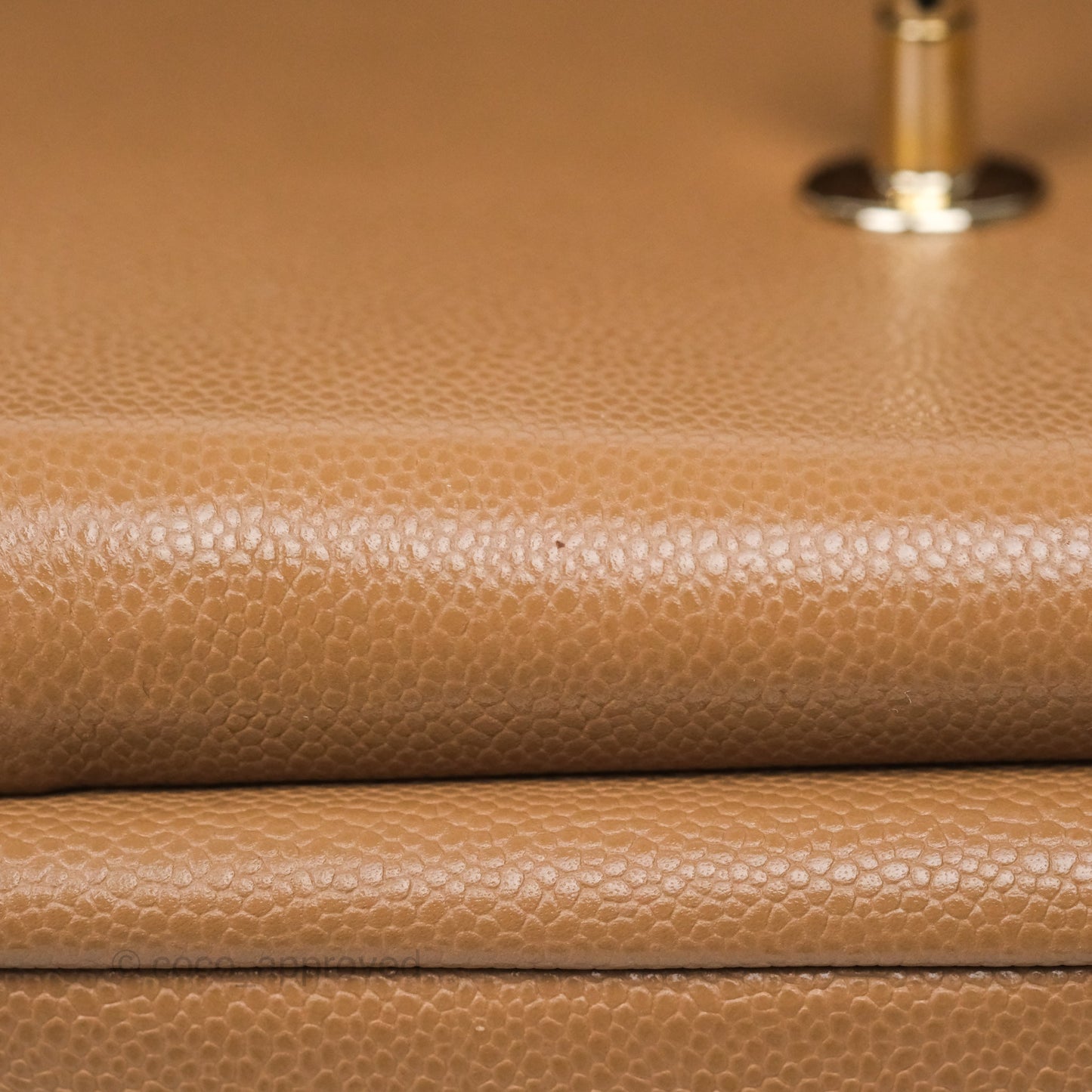 Chanel Quilted Medium Business Affinity Flap Dark Beige Caviar Gold Hardware