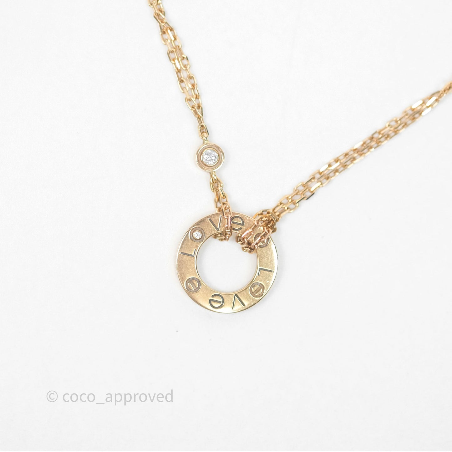 Cartier Love Bracelet Rose Gold Diamonds