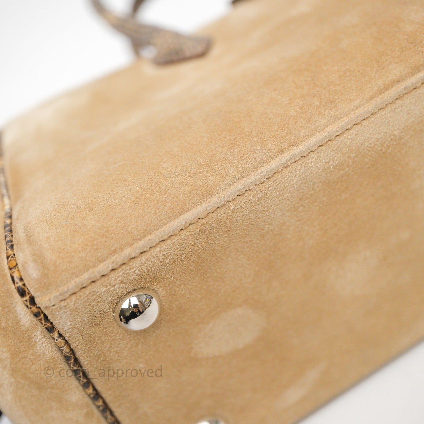 Hermès Beige Veau Doblis Salvator Lizard 27 Bombay Palladium Hardware