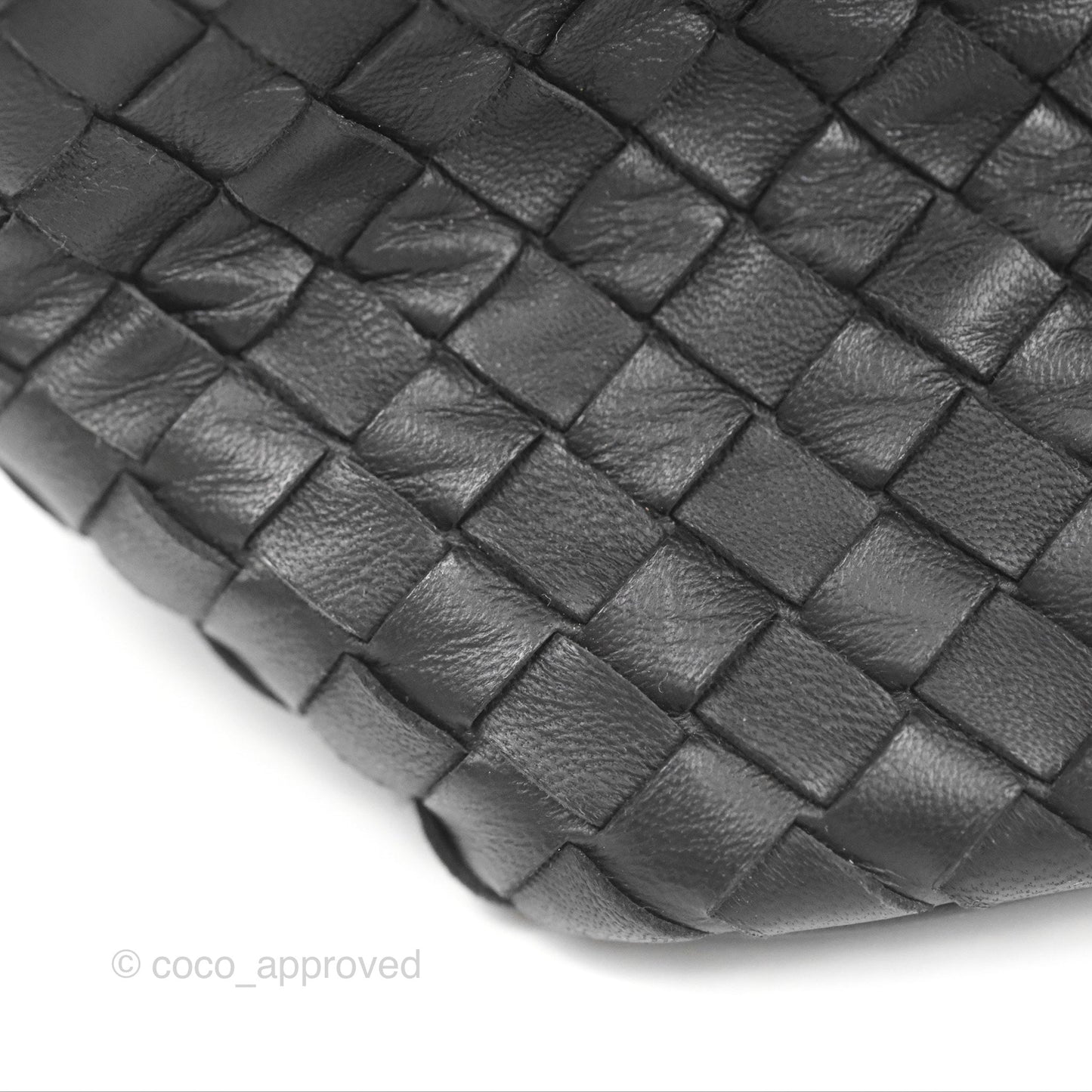 Bottega Veneta Shoulder Bag Black Nappa Intrecciato