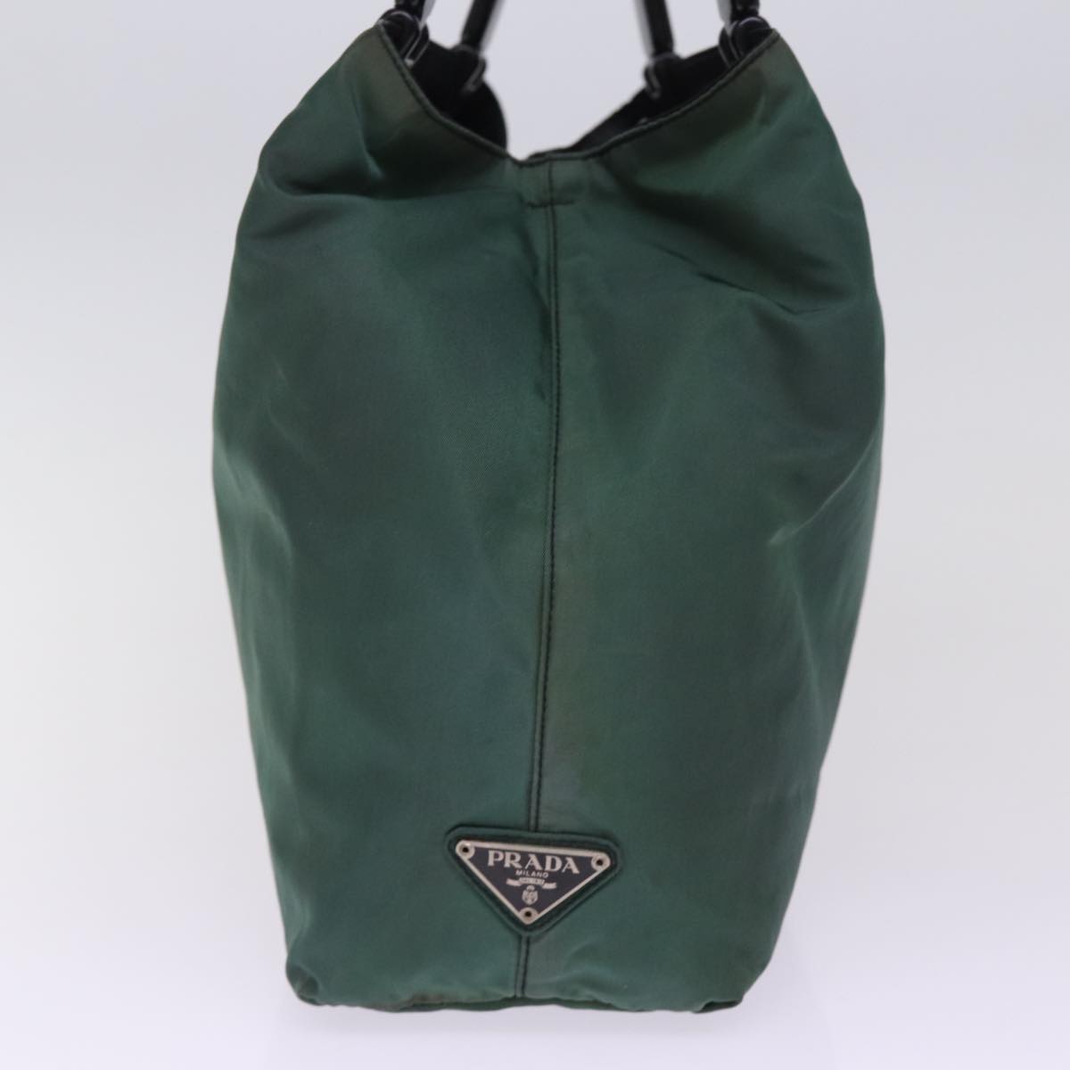 Luxury PradaHand Bag Nylon Khaki 77672