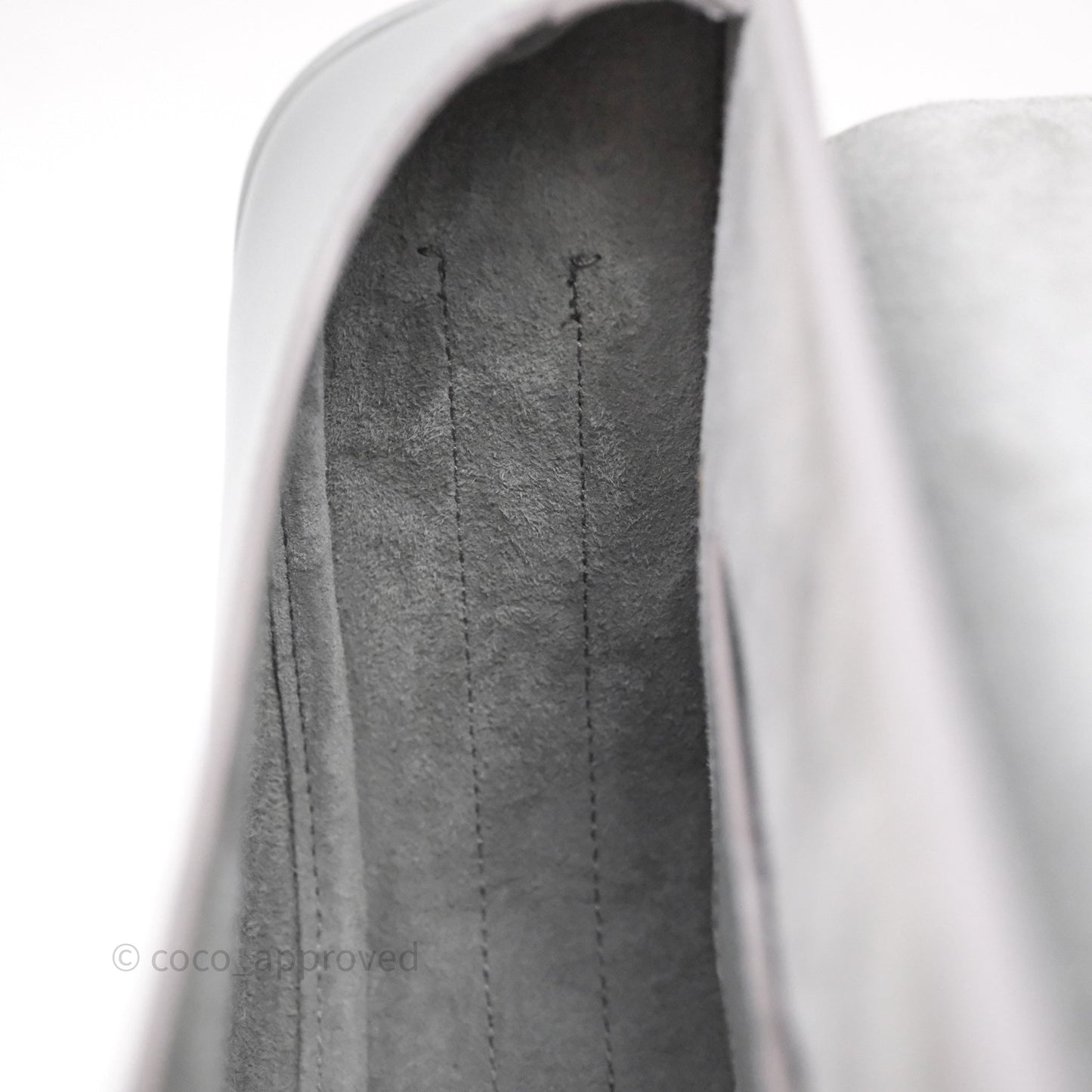 Christian Dior Medium Bobby Flap Grey Box Calfskin