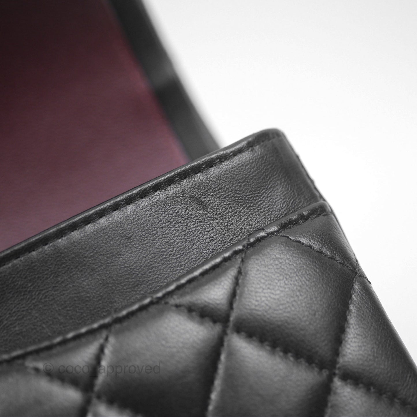 Chanel Small Classic Flap Quilted Black Lambskin Gold Hardware