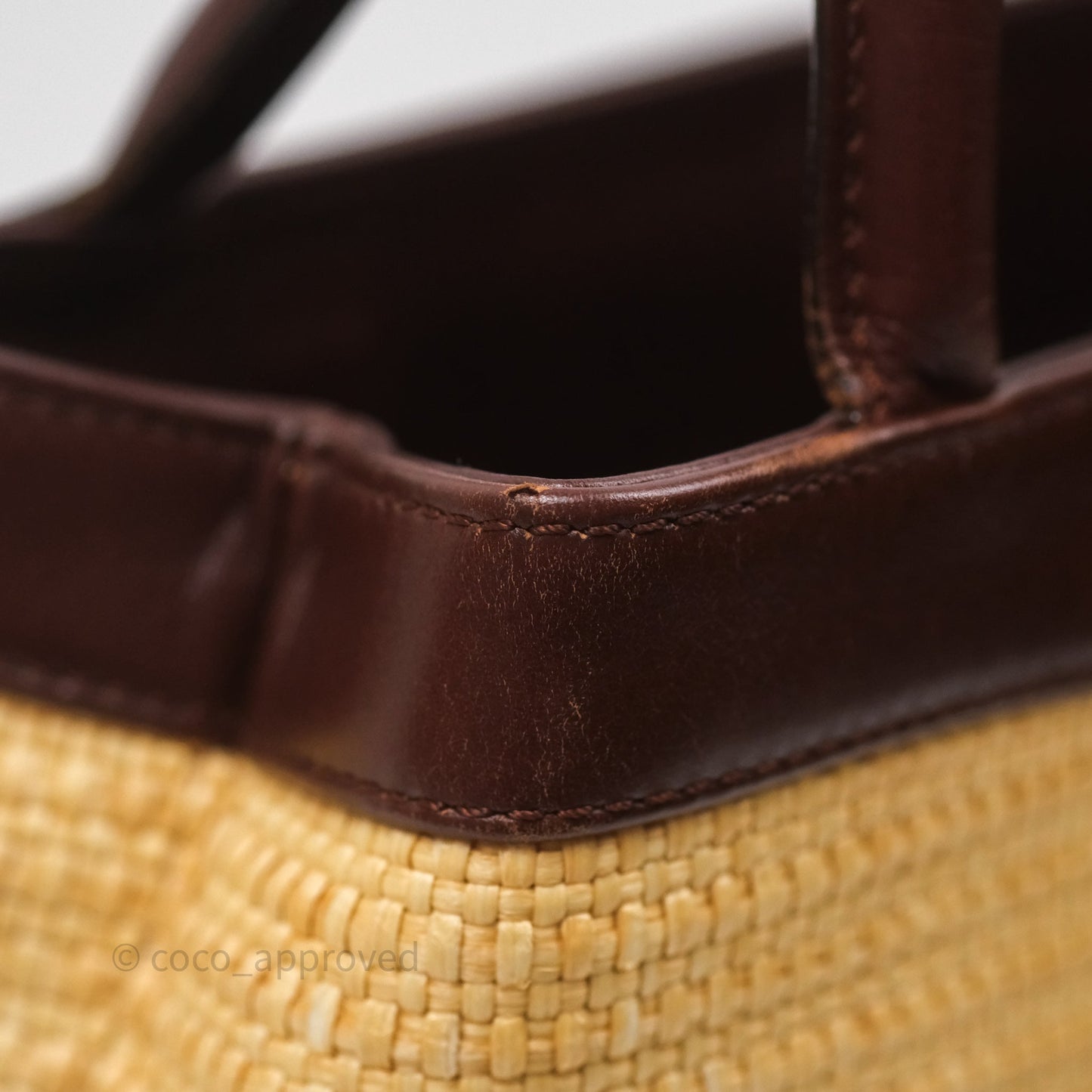 Chanel Vintage Rattan Tote Bag