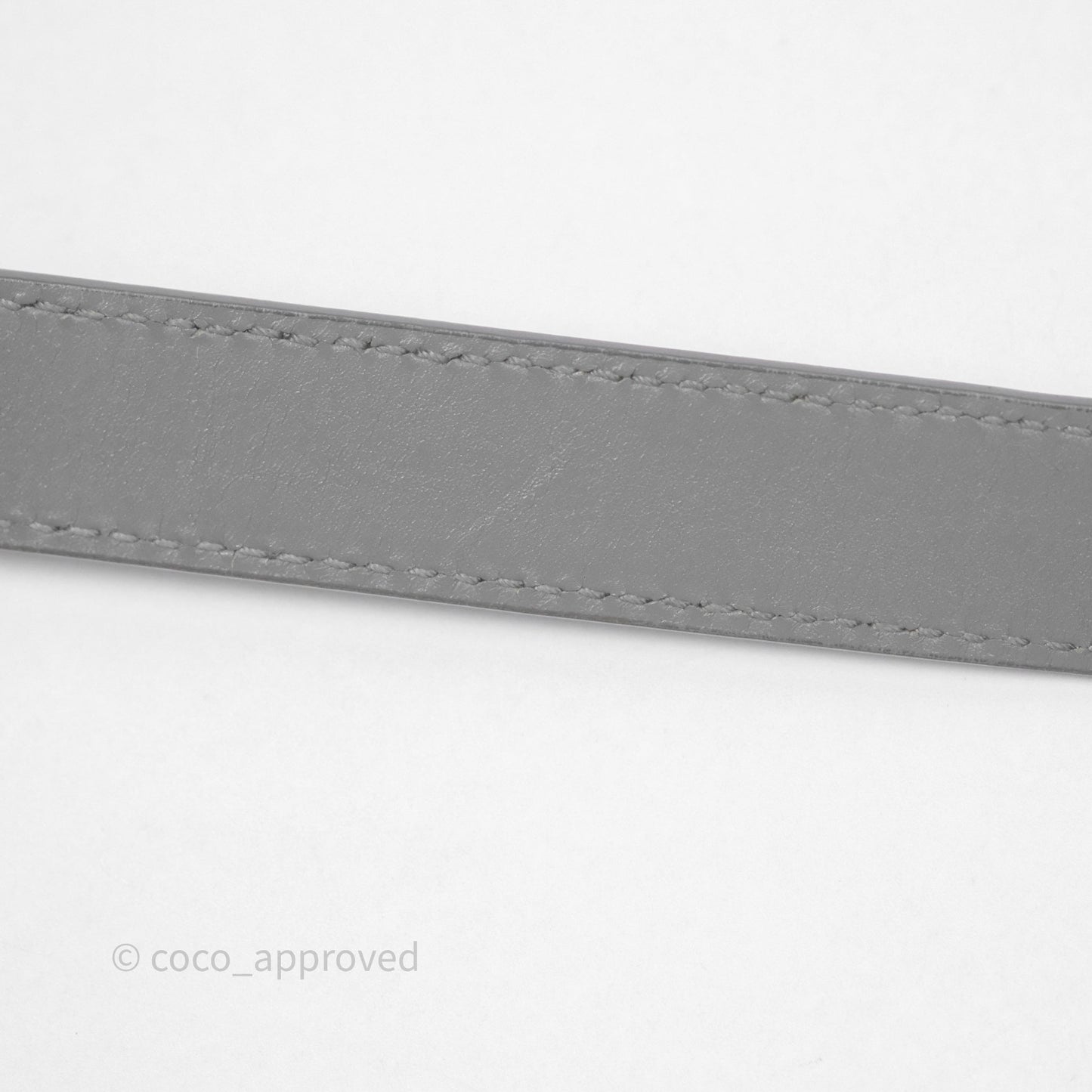 Christian Dior Medium Bobby Flap Grey Box Calfskin