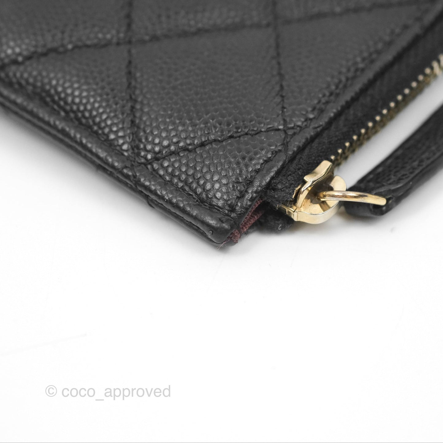Chanel Classic Long Wallet Pouch Black Caviar