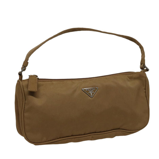 Luxury PradaAccessory Pouch Nylon Beige 77743