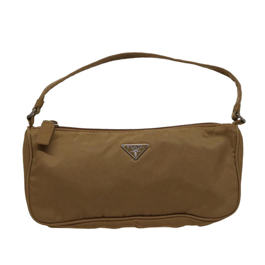 Luxury PradaAccessory Pouch Nylon Beige 77743
