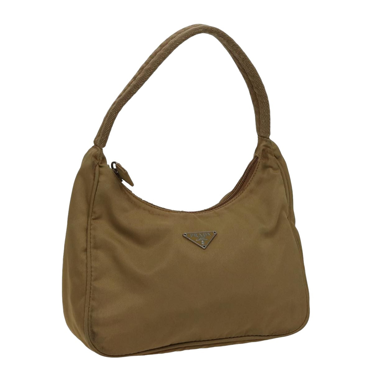 Luxury PradaHand Bag Nylon Beige 77744