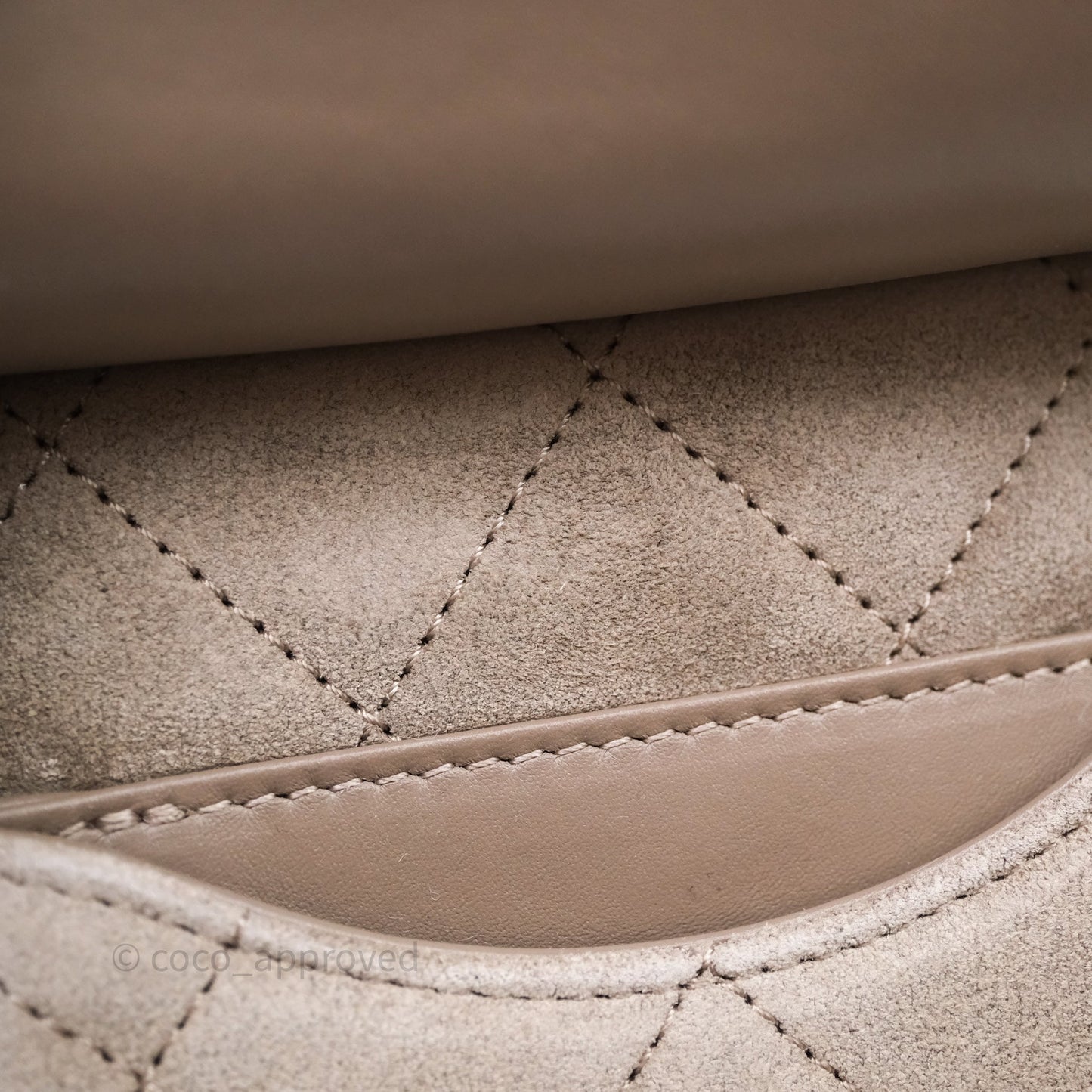 Chanel 25 Small Suede Calfskin Aged Gold Hardware
