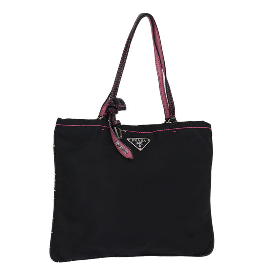 Luxury PradaHand Bag Nylon Black 77758