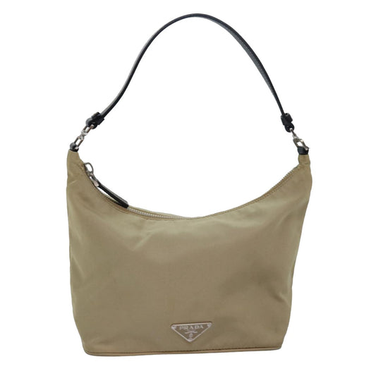 Luxury PradaAccessory Pouch Nylon Beige 77764