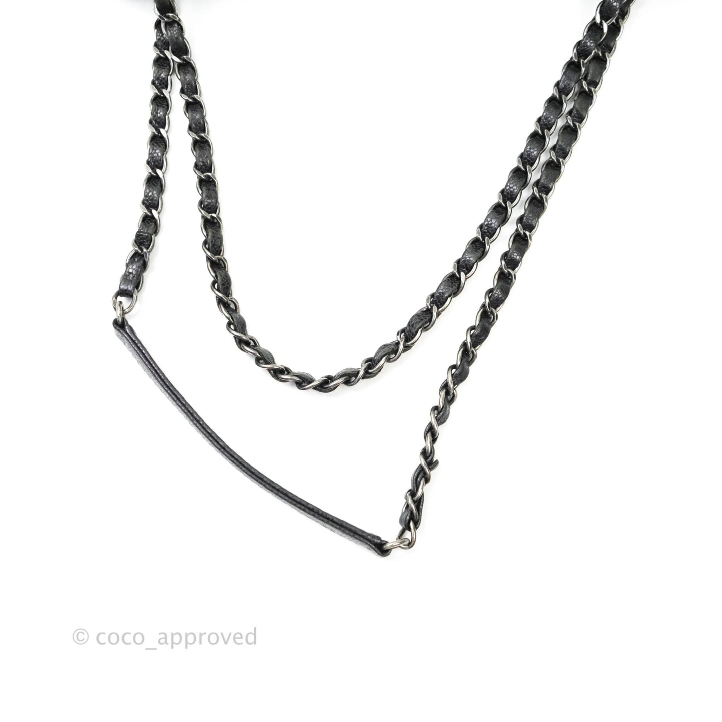 Chanel Jumbo Easy Flap Bag Caviar Dark Grey Ruthenium Hardware