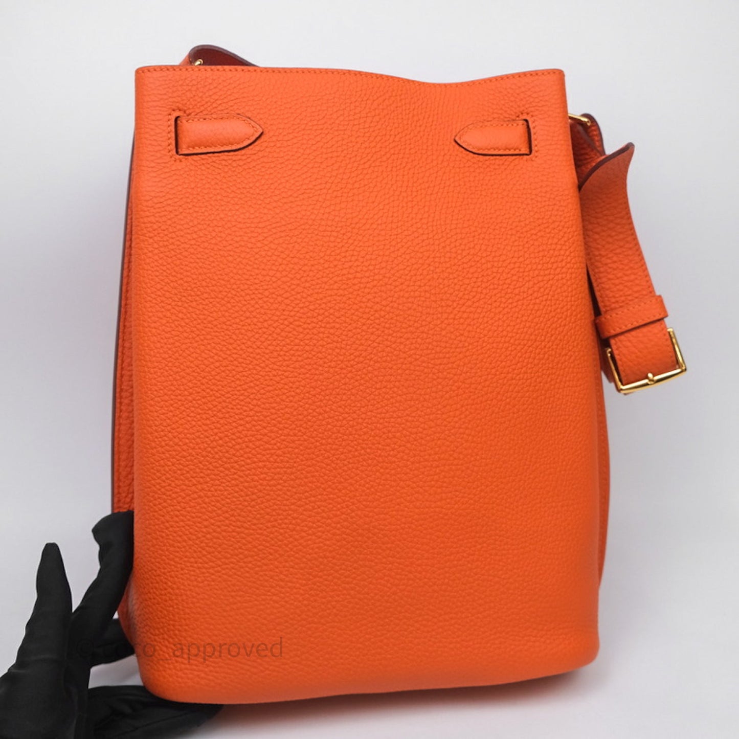 Hermes Kelly So Orange Togo Gold Hardware