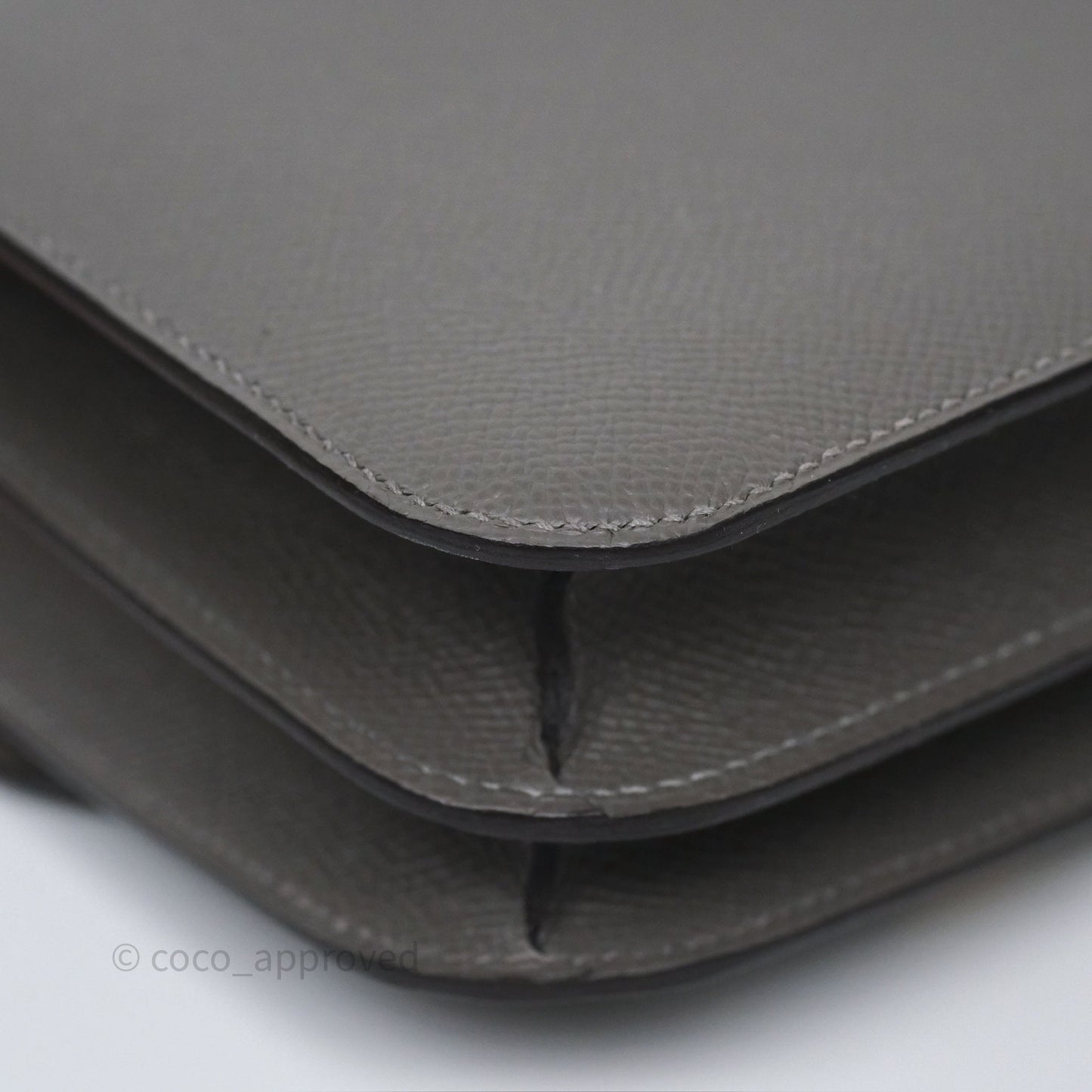 Hermès Constance III Mini Veau Epsom 0L Gris Meyer Gold Hardware