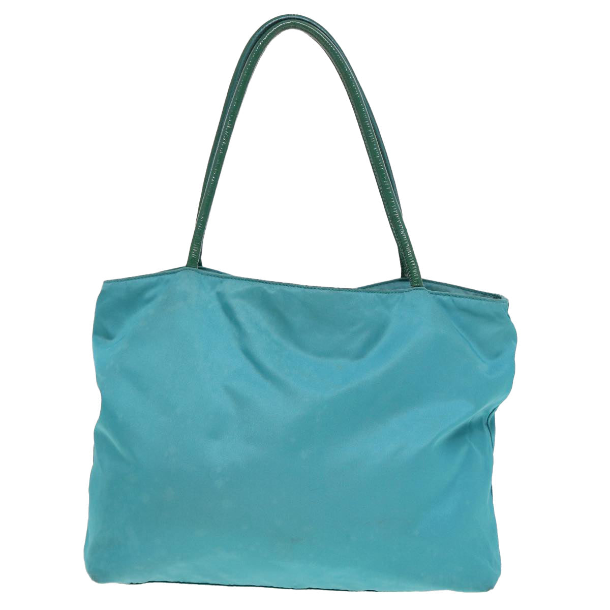 Luxury PradaShoulder Bag Nylon Turquoise Blue 77836