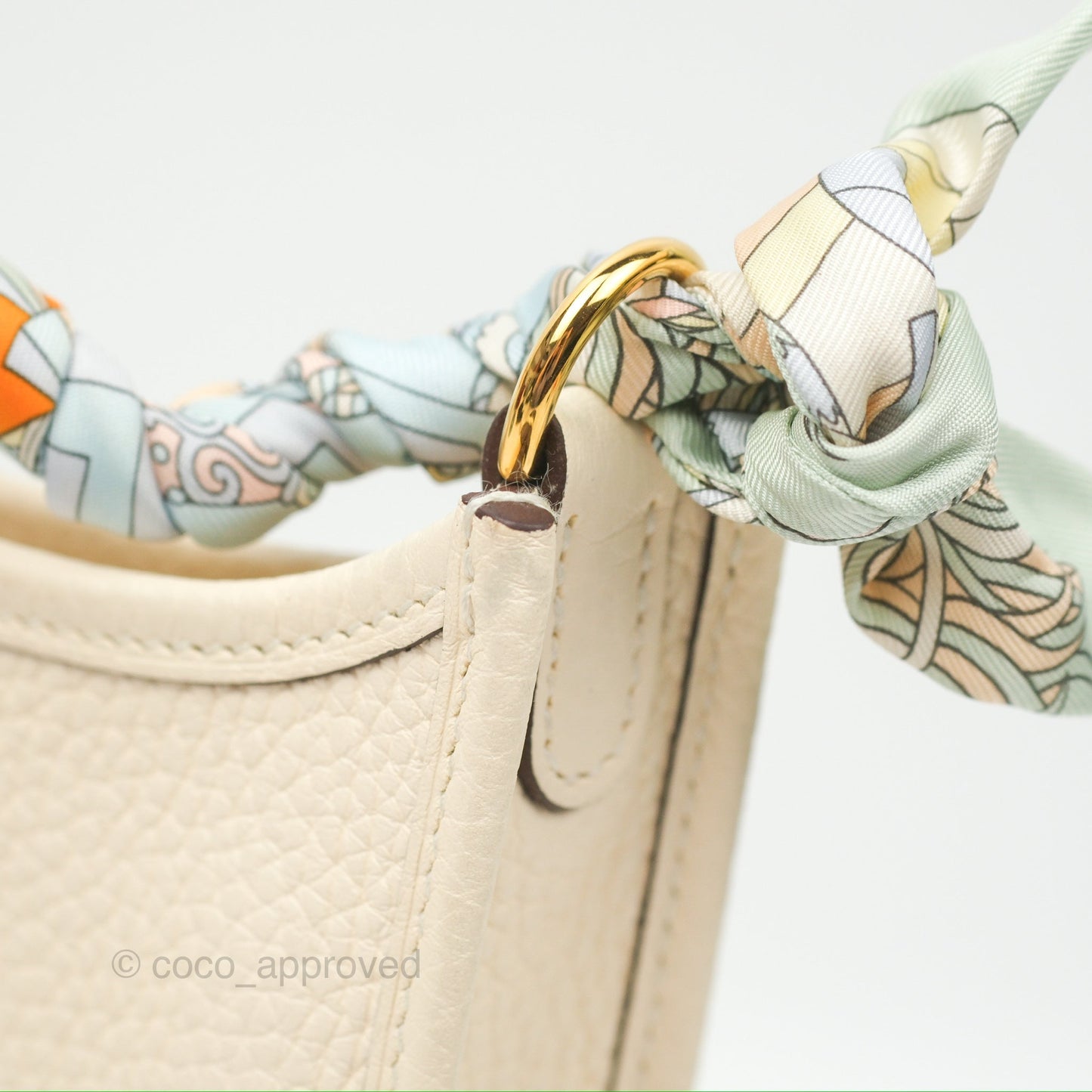 Hermès Mini Evelyne 16 Nata Clemence Black/Vert Bosphore Sangle Flipperball Gold Hardware