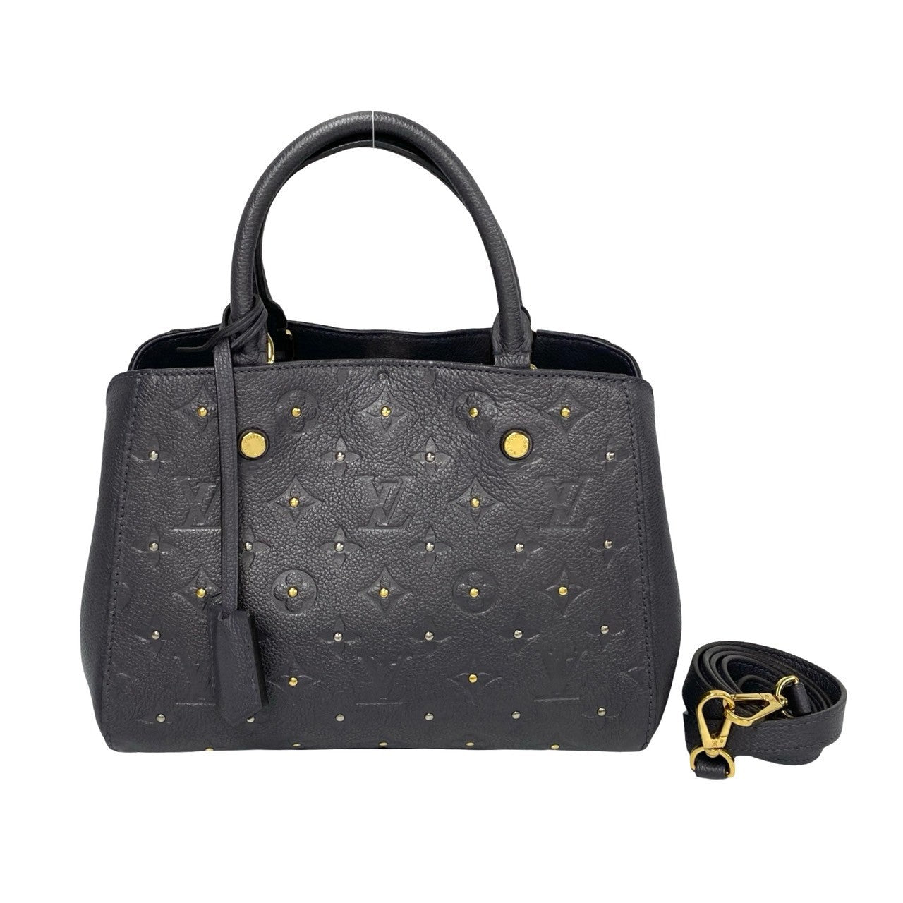 LOUIS VUITTON Shoulder Bag Monogram Ann Platt gray Monogram Ann Platt Montaigne BB