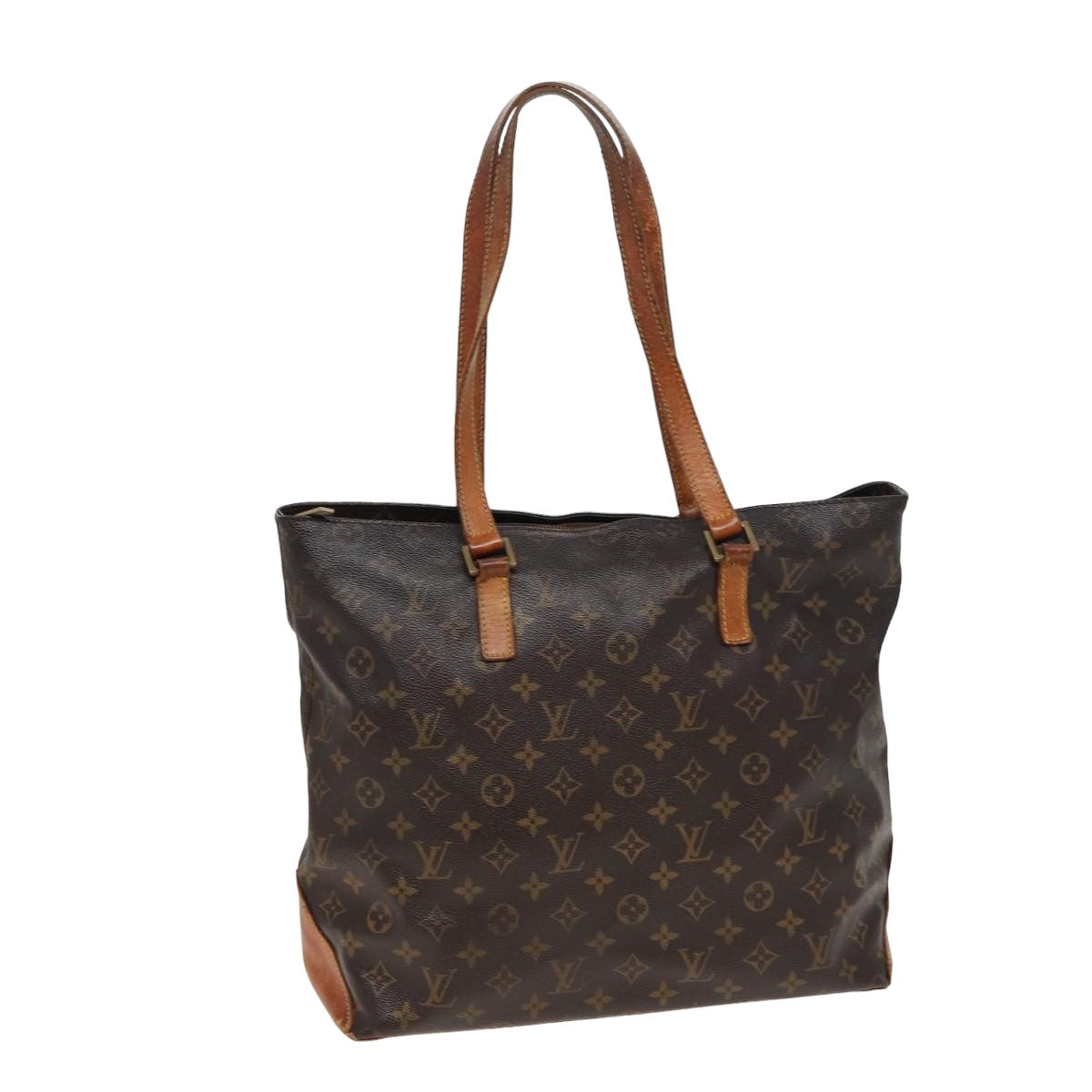 LOUIS VUITTON Monogram Cabas Mezzo Tote Bag M51151 LV 77943
