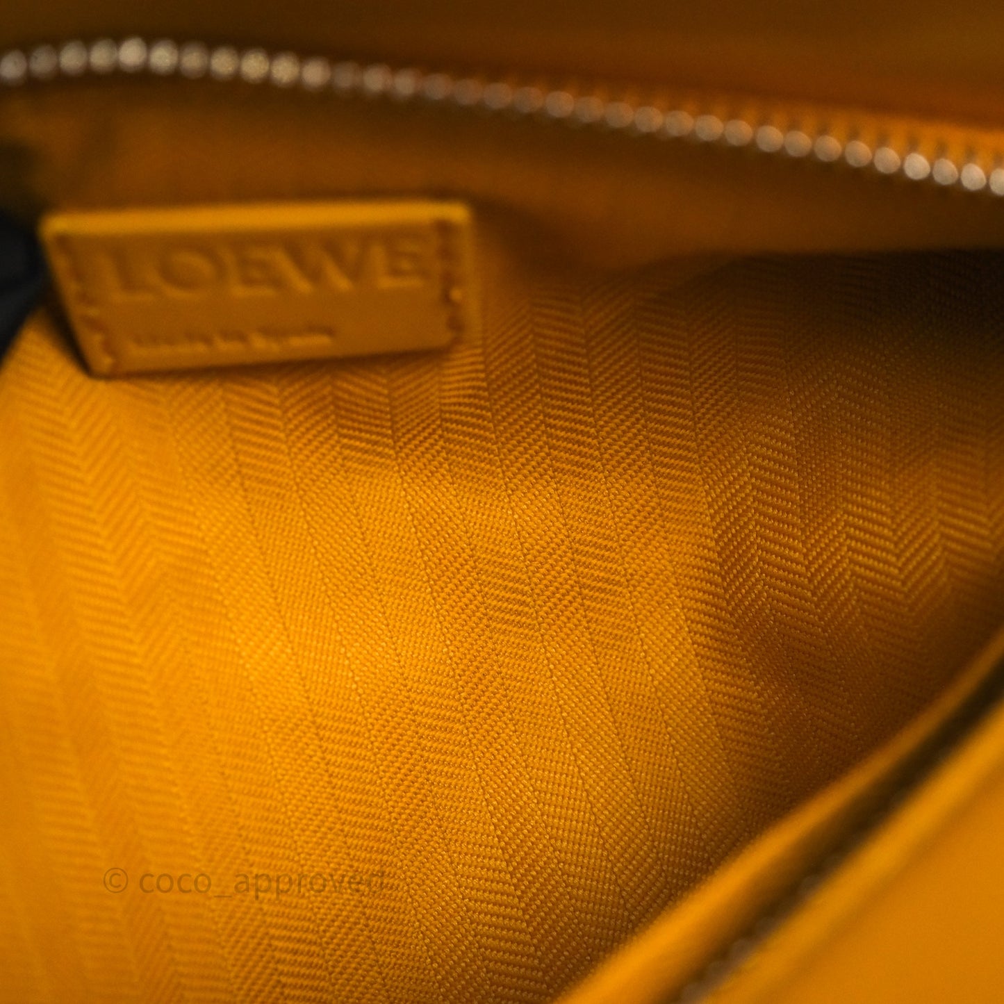 Loewe Small Puzzle Bag Sunflower With Logo Strap
