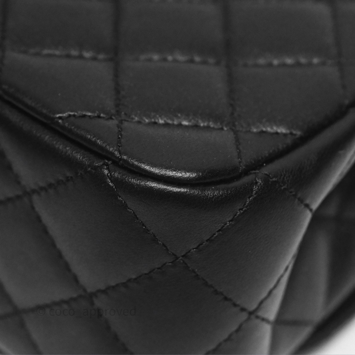 Chanel Crystals Top Handle Mini Rectangular Flap Bag Black Lambskin Gold Hardware