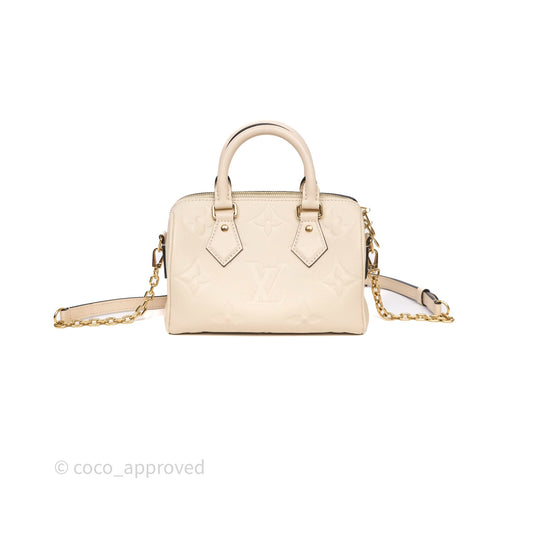 Louis Vuitton Speedy Bandoulière 20 Monogram Ivory