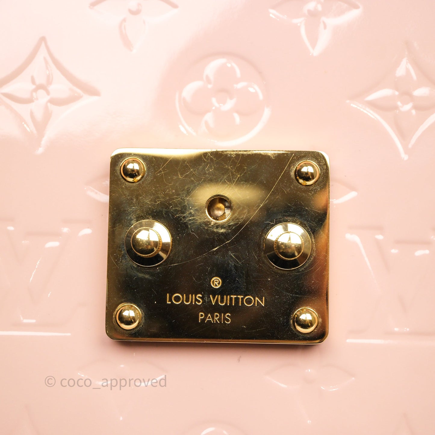 Louis Vuitton Spring Street Vernis Epi Monogram Rose Ballerine