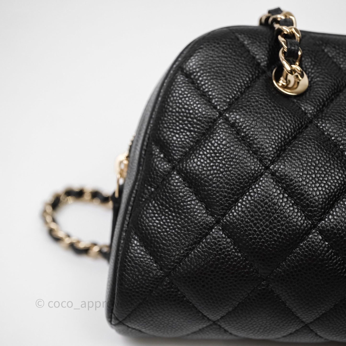 Chanel Clutch with Chain Caviar Black Gold Hardware
