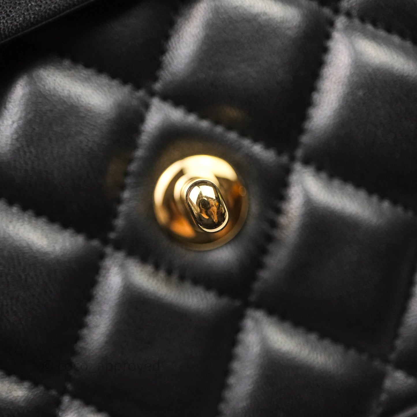 Chanel Jumbo Double Flap Quilted Black Lambskin Gold Hardware⁣⁣