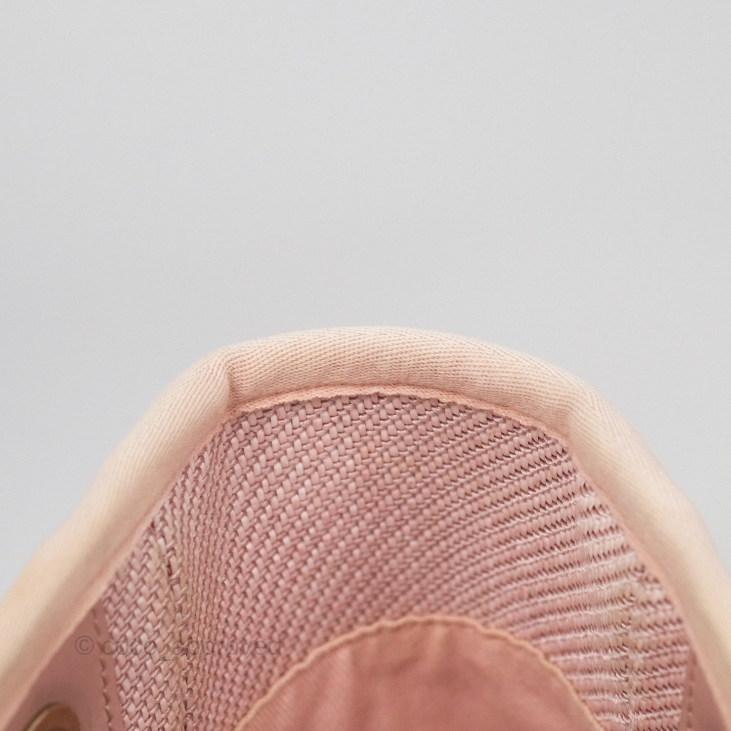 Chanel Small Vertical Deauville Canvas Pink Gold Hardware