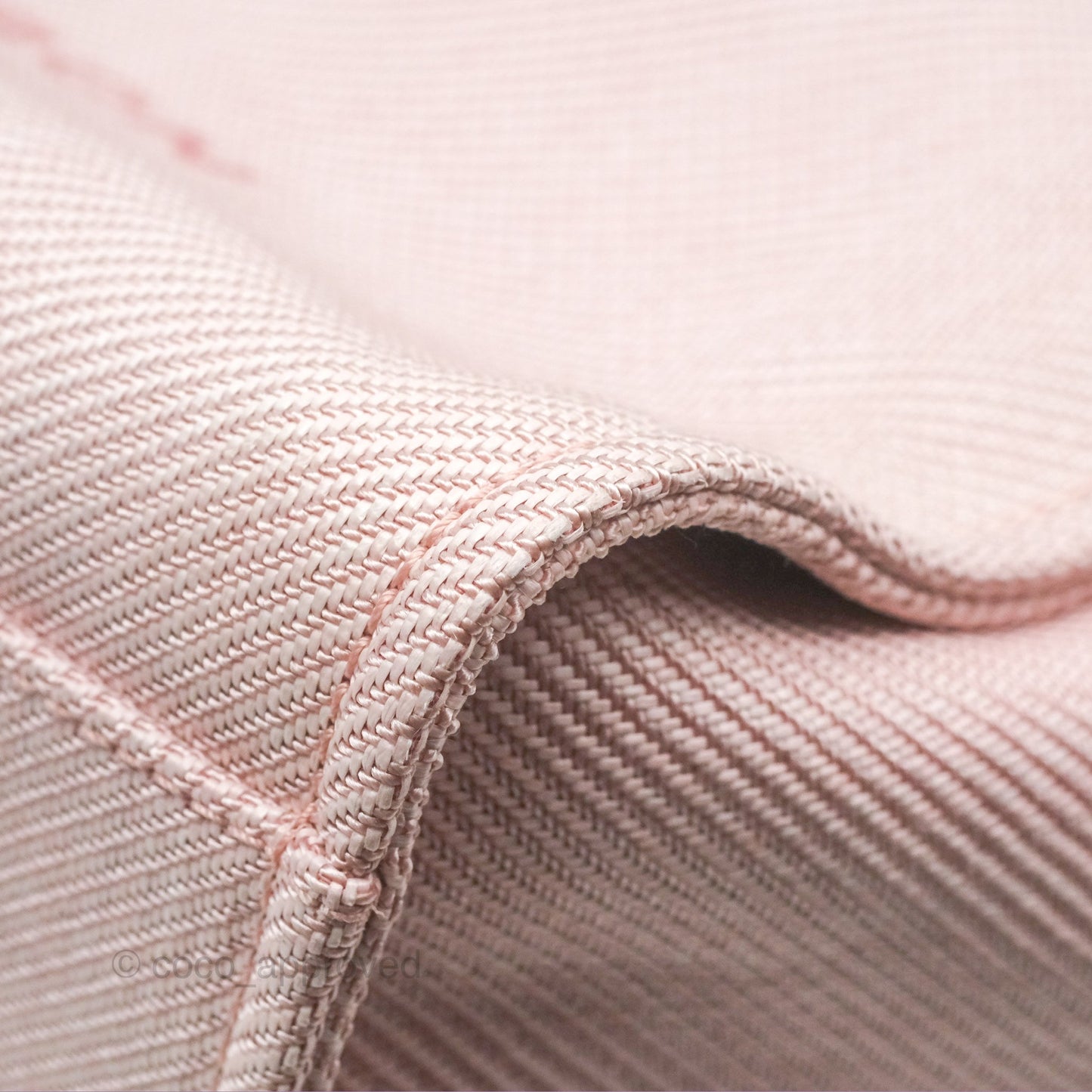 Chanel Large Deauville Pink Canvas 20A