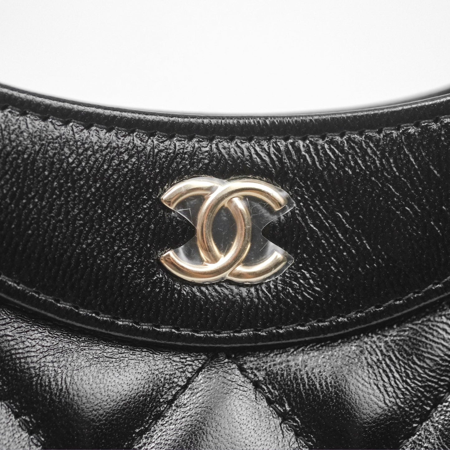 Chanel Nano 31 Black Shiny Lambskin Gold Hardware