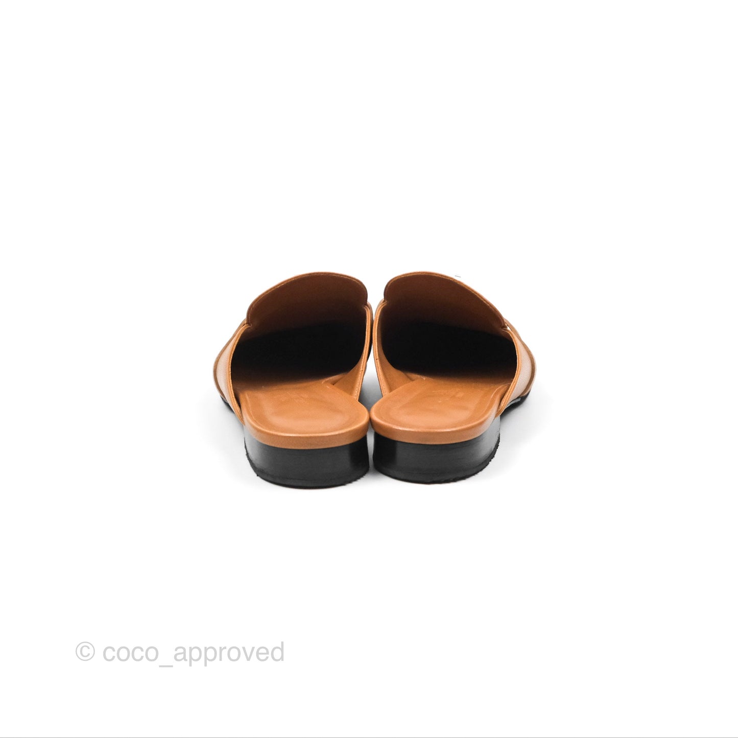 Hermès Oz Mules Calfskin Naturel Palladium Hardware
