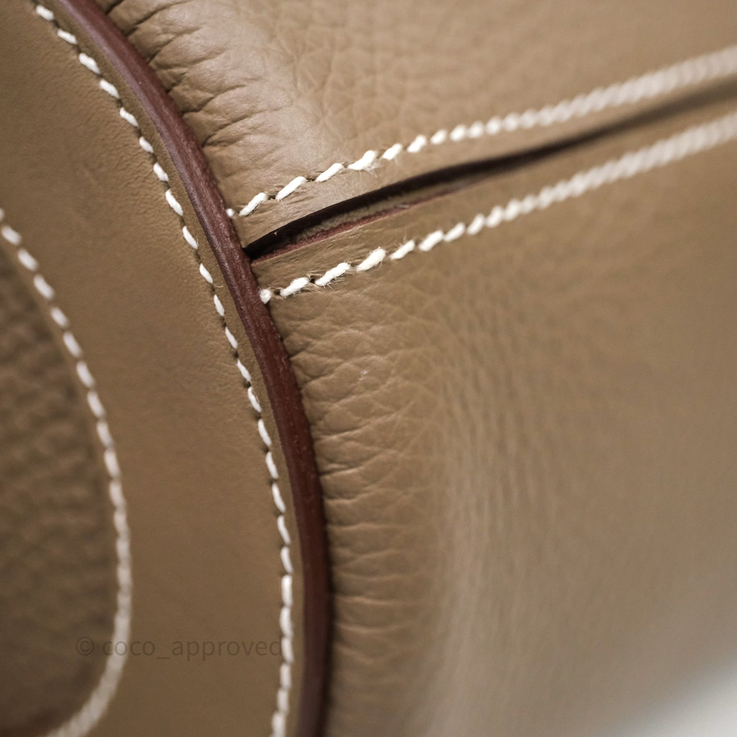 Hermès In-The-Loop 18 Etoupe Taurillon Clemence Veau Swift Gold Hardware