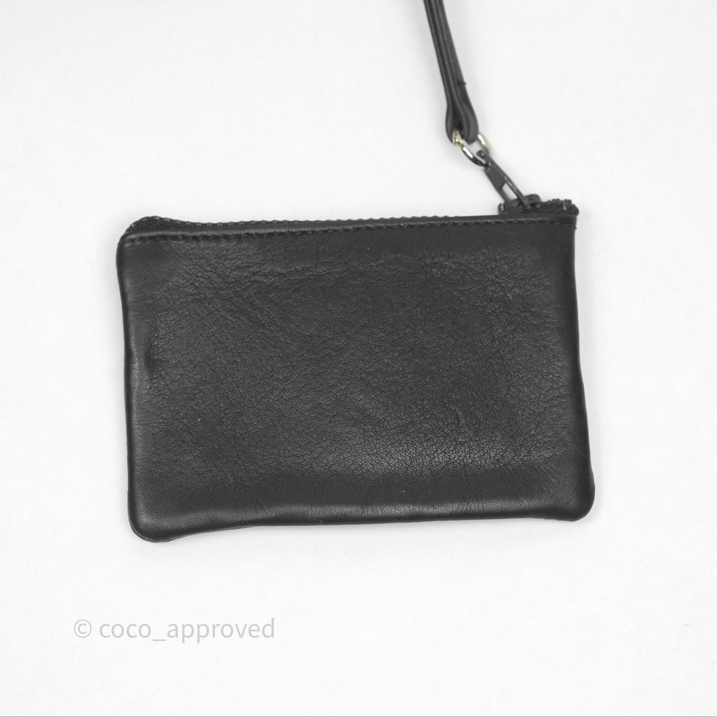 Chanel Vintage Mini CC Bucket Bag Black Lambskin Gold Hardware