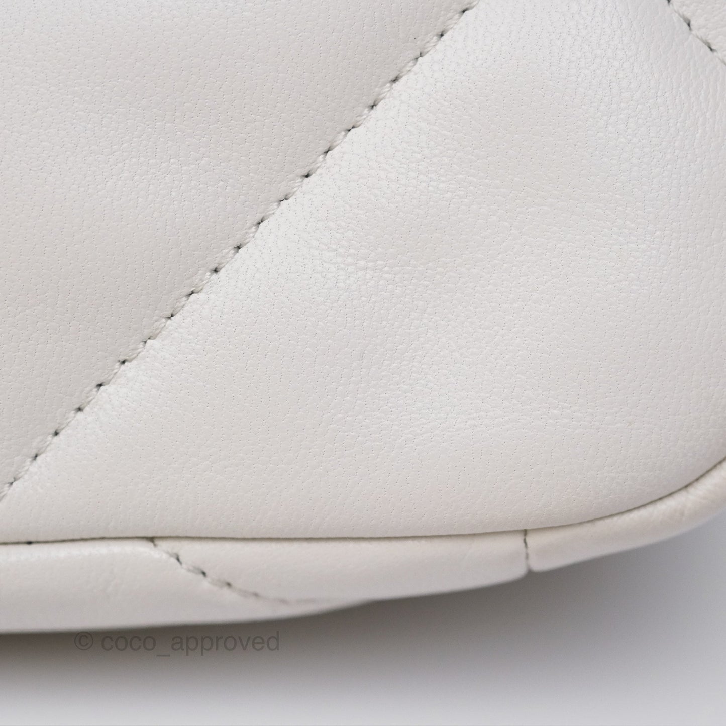 Chanel 19 Small White Mixed Hardware