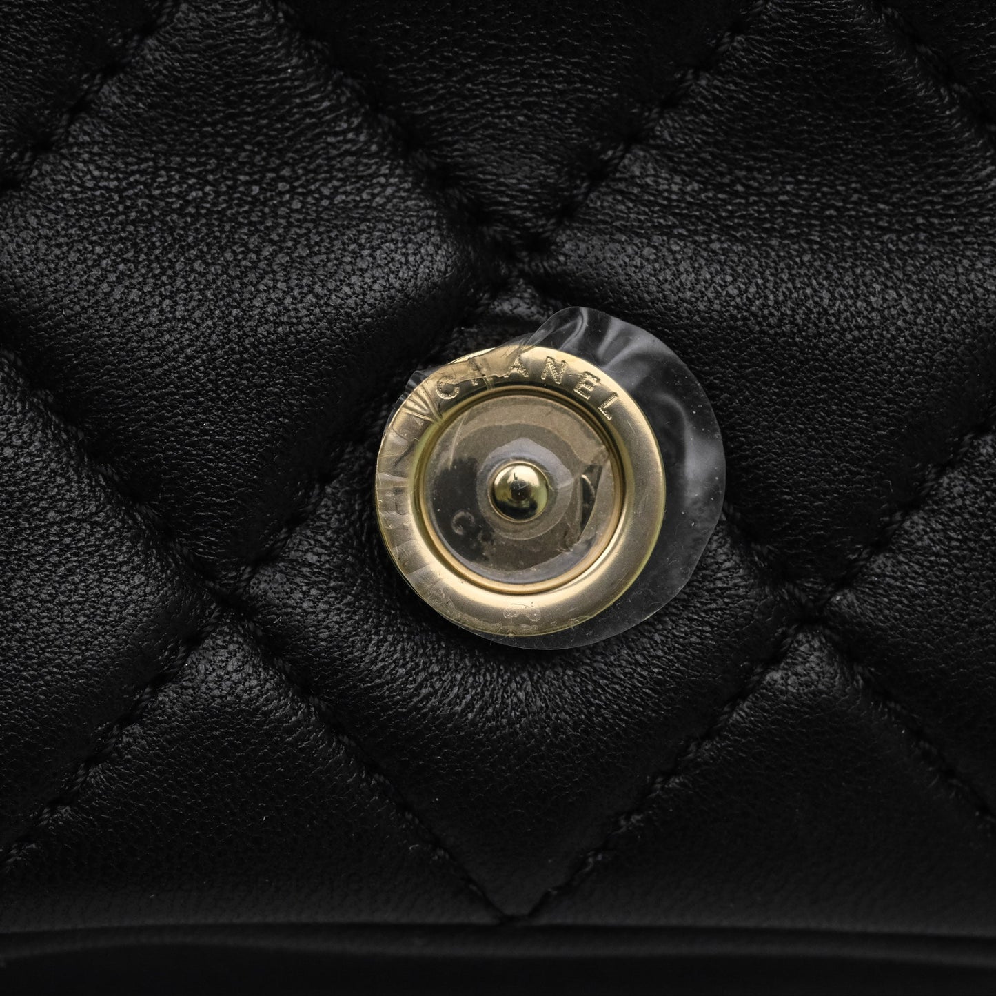 Chanel Small Duma Drawstring Backpack Black Lambskin Gold Hardware