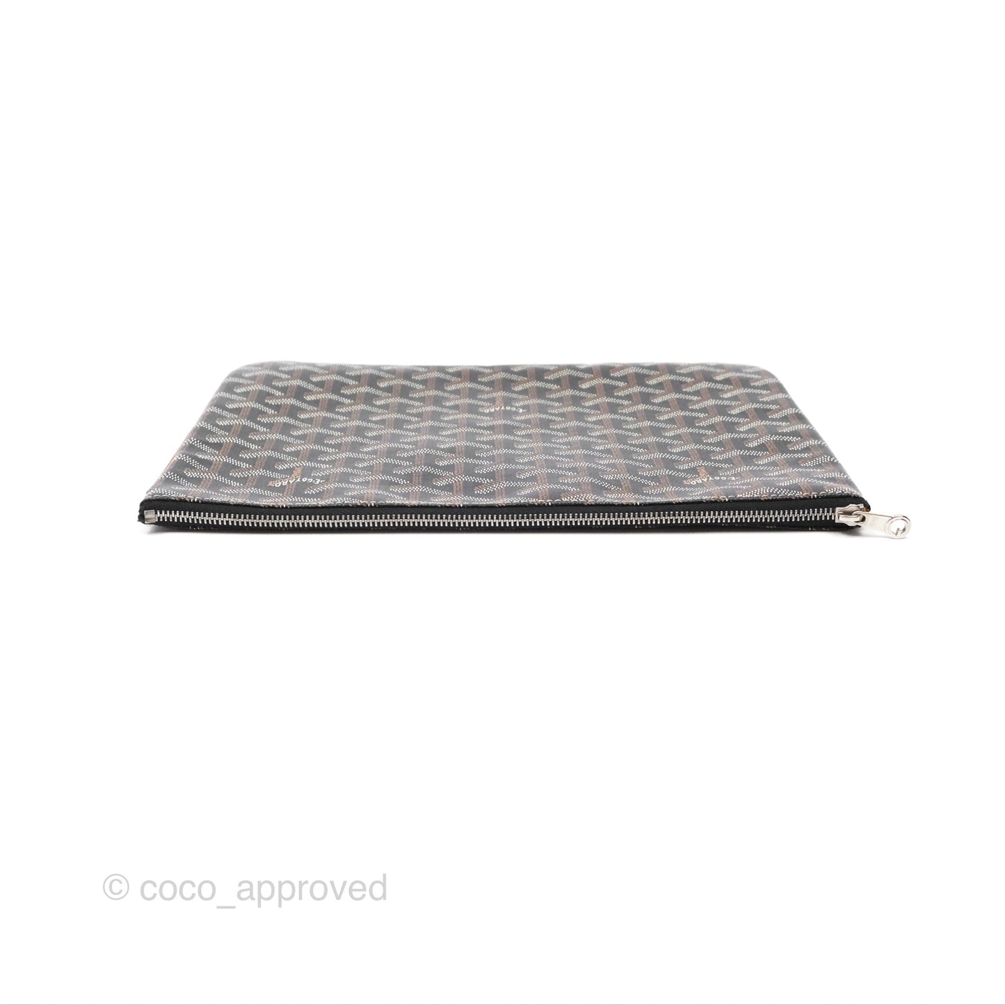 Goyard Sénat MM Pouch Black/ Tan