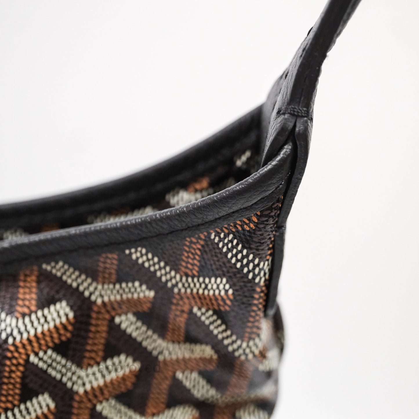 Goyard Bohème Hobo Bag Black Goyardine Canvas