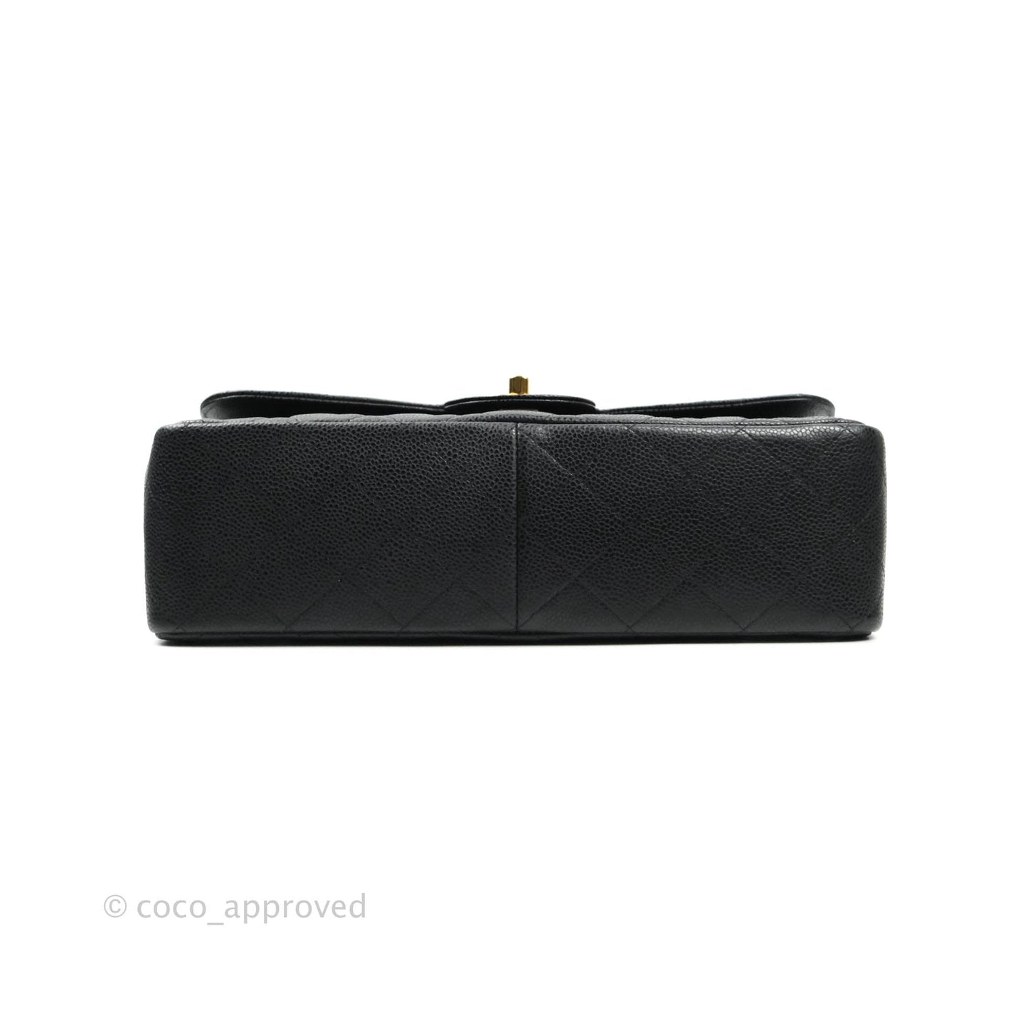 Chanel Jumbo Double Flap Black Caviar Gold Hardware⁣⁣