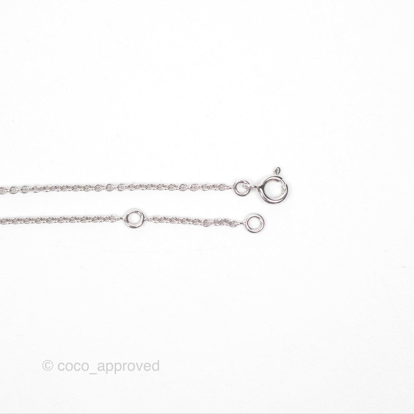 Hermès Constance Amulettes Diamonds Pendant Necklace White Gold