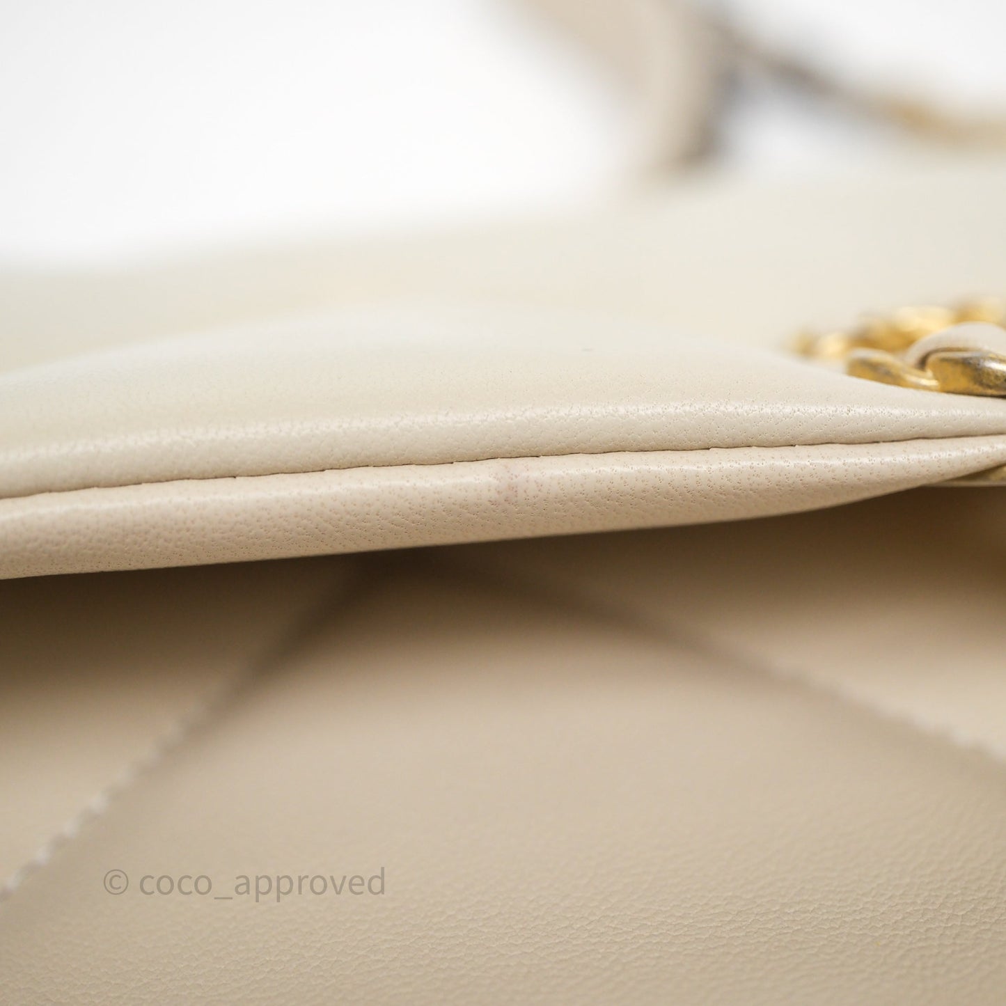 Chanel 19 Small Ivory Mixed Hardware