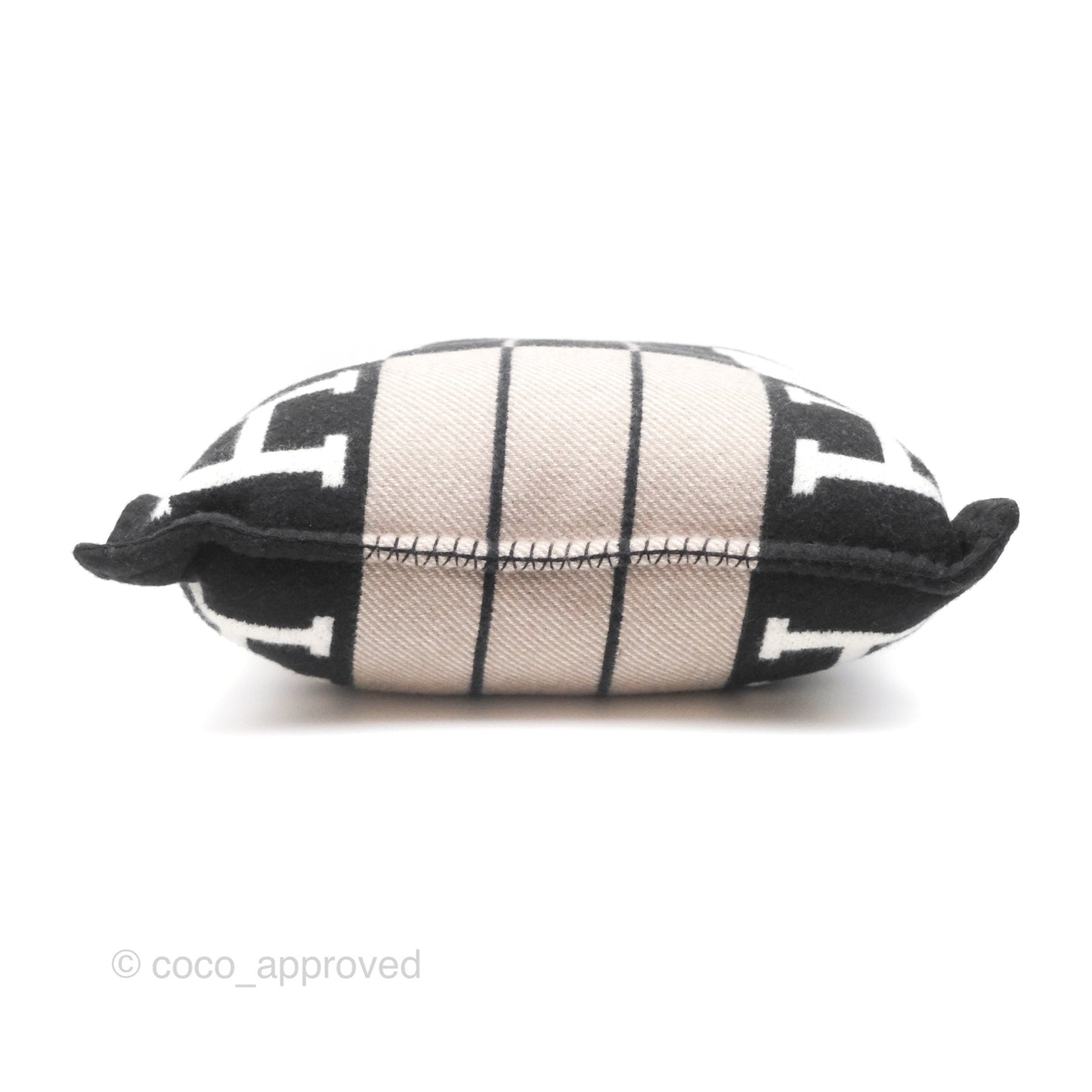 Hermes Small Avalon III Pillow Écru Noir